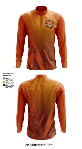 Quarter Zip Jacket, Coach Deon Fundamental Youth Basketball Training, Men's Basketball, Teamtime, Team time, sublimation, custom sports apparel, team uniforms, spirit wear, spiritwear, sports uniforms, custom shirts, team store, custom team store, fundraiser sports, apparel fundraiser