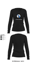 24th Special Troops Brigade 40450029 Women's Long Sleeve V-neck Shirt - 21