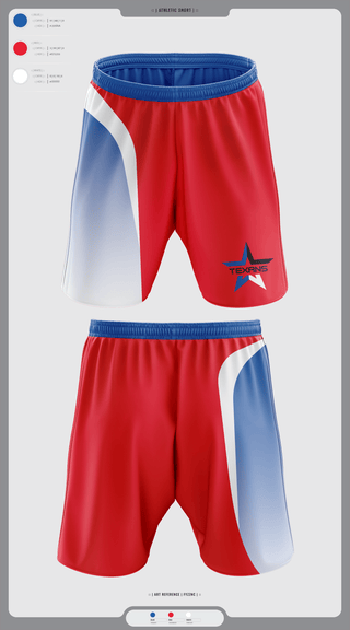 Athletic Shorts With Pockets, Georgetown Texans, , Teamtime, Team time, sublimation, custom sports apparel, team uniforms, spirit wear, spiritwear, sports uniforms, custom shirts, team store, custom team store, fundraiser sports, apparel fundraiser