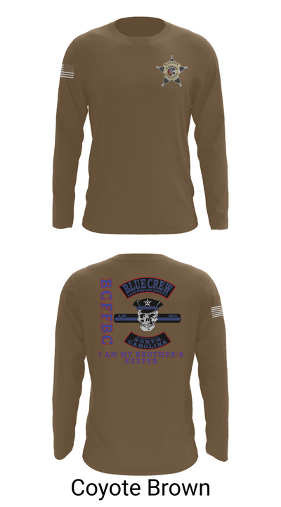 Bluecrew law enforcement motorcycle club 56909917 Long Sleeve Performance Shirt 6