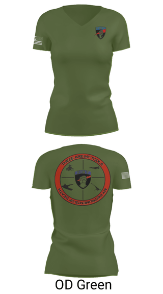 Womens Short Sleeve Vneck Shirt, Bravo 1/78th FA, Army, Teamtime, Team time, sublimation, custom sports apparel, team uniforms, spirit wear, spiritwear, sports uniforms, custom shirts, team store, custom team store, fundraiser sports, apparel fundraiser