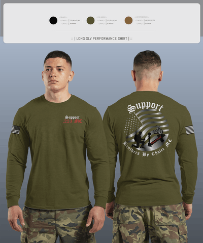 Brothers By Choice MC support 11899861 Long Sleeve Performance Shirt 5
