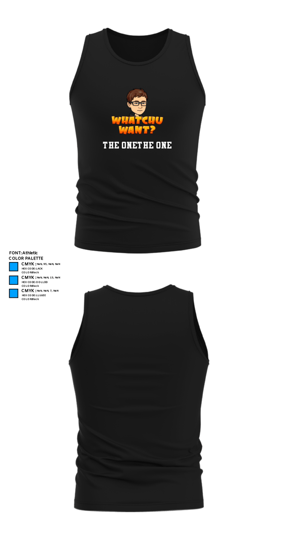 Tank Top, The oneThe one, , Teamtime, Team time, sublimation, custom sports apparel, team uniforms, spirit wear, spiritwear, sports uniforms, custom shirts, team store, custom team store, fundraiser sports, apparel fundraiser