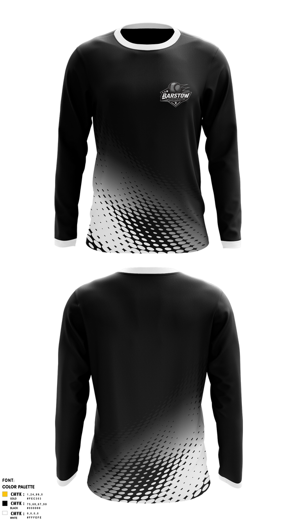 Long Sleeve Performance Shirt, Barstow Little League Softball, Softball, Teamtime, Team time, sublimation, custom sports apparel, team uniforms, spirit wear, spiritwear, sports uniforms, custom shirts, team store, custom team store, fundraiser sports, apparel fundraiser