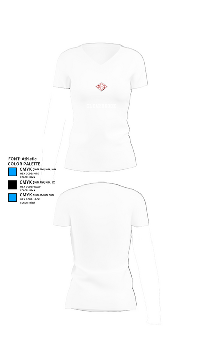Clearbrook 36247306 Women's Short Sleeve V-neck Shirt - 18