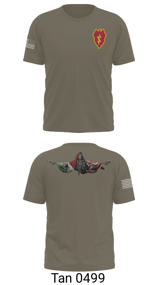 Old School Cotton Feel Shirt, 25th ID, Army, Teamtime, Team time, sublimation, custom sports apparel, team uniforms, spirit wear, spiritwear, sports uniforms, custom shirts, team store, custom team store, fundraiser sports, apparel fundraiser