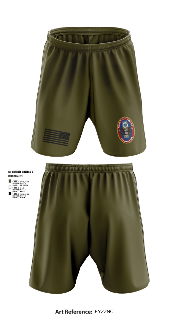 Athletic Shorts With Pockets, 95th WMD CST, National Guard, Teamtime, Team time, sublimation, custom sports apparel, team uniforms, spirit wear, spiritwear, sports uniforms, custom shirts, team store, custom team store, fundraiser sports, apparel fundraiser