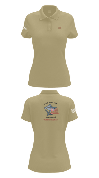465 EVCC 45637531 Women's Short Sleeve Performance Polo  - 95