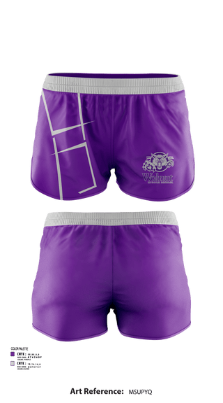 Womens Shorts, Walnut Middle School, Spirit Store, Teamtime, Team time, sublimation, custom sports apparel, team uniforms, spirit wear, spiritwear, sports uniforms, custom shirts, team store, custom team store, fundraiser sports, apparel fundraiser