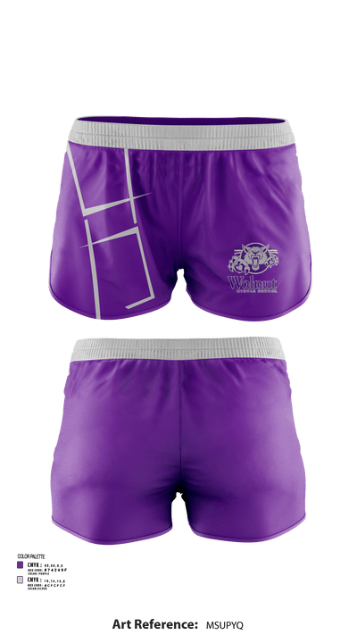 Walnut Middle School 47945312 Women's Shorts - 114