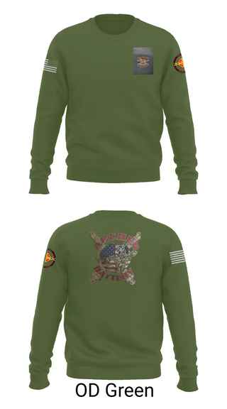 Crew Neck Sweatshirt, Archer Battery 2-2 FA, Army, Teamtime, Team time, sublimation, custom sports apparel, team uniforms, spirit wear, spiritwear, sports uniforms, custom shirts, team store, custom team store, fundraiser sports, apparel fundraiser