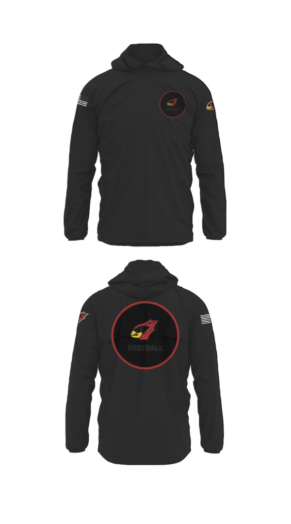 Windbreaker, Del valle cardinals, Football, Teamtime, Team time, sublimation, custom sports apparel, team uniforms, spirit wear, spiritwear, sports uniforms, custom shirts, team store, custom team store, fundraiser sports, apparel fundraiser