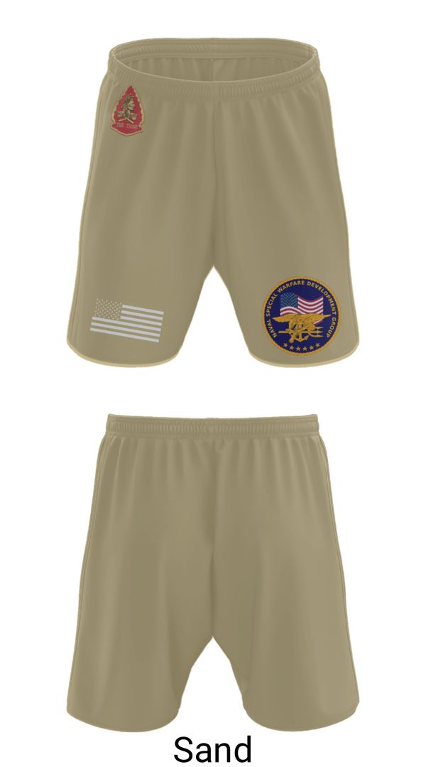 Athletic Shorts With Pockets, Naval Special Warfare Development Group, Navy, Teamtime, Team time, sublimation, custom sports apparel, team uniforms, spirit wear, spiritwear, sports uniforms, custom shirts, team store, custom team store, fundraiser sports, apparel fundraiser
