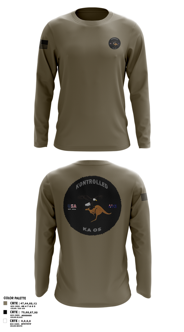 Long Sleeve Performance Shirt, Kontrolled Kaos, , Teamtime, Team time, sublimation, custom sports apparel, team uniforms, spirit wear, spiritwear, sports uniforms, custom shirts, team store, custom team store, fundraiser sports, apparel fundraiser