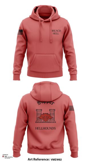 Hoodie, 811th EN CO, , Teamtime, Team time, sublimation, custom sports apparel, team uniforms, spirit wear, spiritwear, sports uniforms, custom shirts, team store, custom team store, fundraiser sports, apparel fundraiser