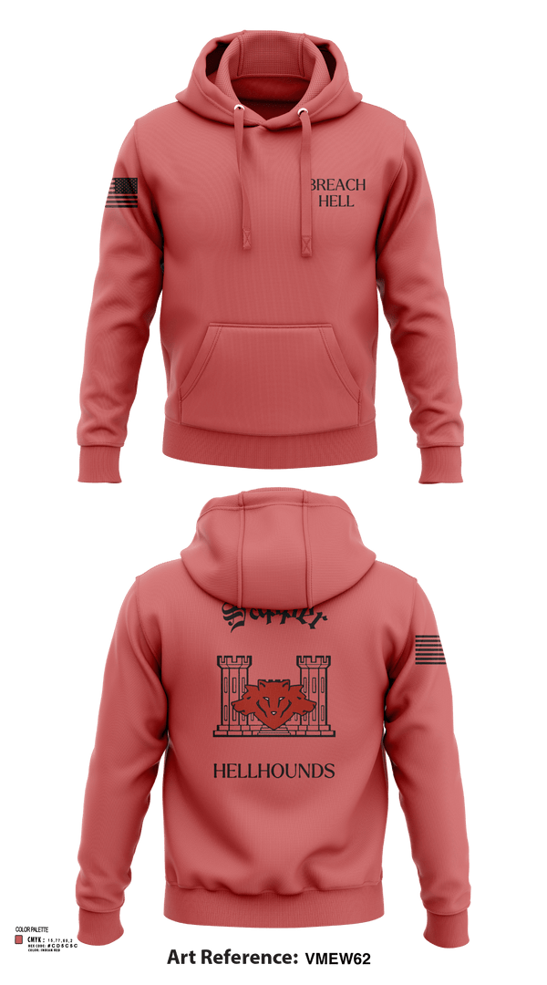 Hoodie, 811th EN CO, , Teamtime, Team time, sublimation, custom sports apparel, team uniforms, spirit wear, spiritwear, sports uniforms, custom shirts, team store, custom team store, fundraiser sports, apparel fundraiser