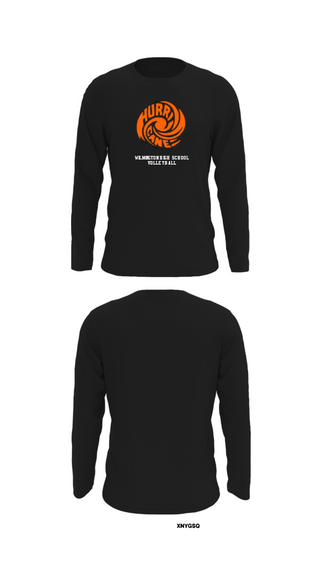 Long Sleeve Performance Shirt, Wilmington High School Volleyball, Women's Volleyball, Teamtime, Team time, sublimation, custom sports apparel, team uniforms, spirit wear, spiritwear, sports uniforms, custom shirts, team store, custom team store, fundraiser sports, apparel fundraiser