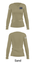 V-4 Division 66331913 Women's Long Sleeve V-neck Shirt - 92