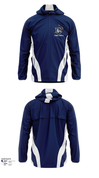 Windbreaker, Somerset Berkley Regional High School Football, Football, Teamtime, Team time, sublimation, custom sports apparel, team uniforms, spirit wear, spiritwear, sports uniforms, custom shirts, team store, custom team store, fundraiser sports, apparel fundraiser