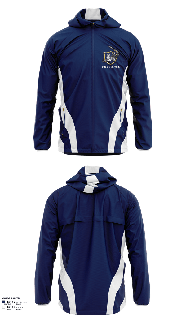 Windbreaker, Somerset Berkley Regional High School Football, Football, Teamtime, Team time, sublimation, custom sports apparel, team uniforms, spirit wear, spiritwear, sports uniforms, custom shirts, team store, custom team store, fundraiser sports, apparel fundraiser