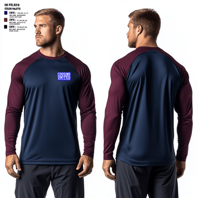 Cousino United Bowling 12861245 Long Sleeve Performance Shirt - 1