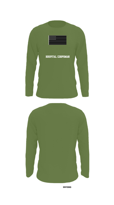Hospital Corpsman 483709 Long Sleeve Performance Shirt 50