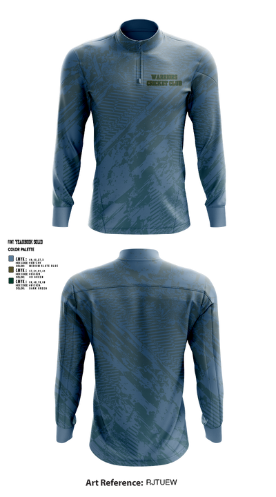 Warriors Cricket club 47422936 Quarter Zip Jacket - 1