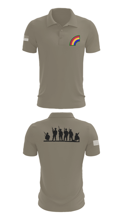 42ND Infantry Division 74550068 Short Sleeve Performance Polo - 67
