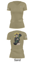 3/7 54731688 Women's Short Sleeve V-neck Shirt - 88