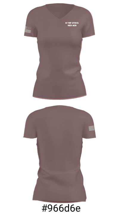 B TRP 278th RES ACR 42302065 Women's Short Sleeve V-neck Shirt - 5