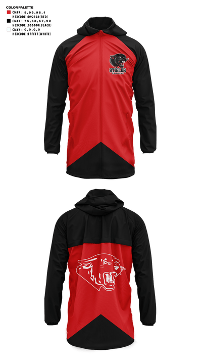 Stigler Middle School Cheer 10121480 Windbreaker - 41