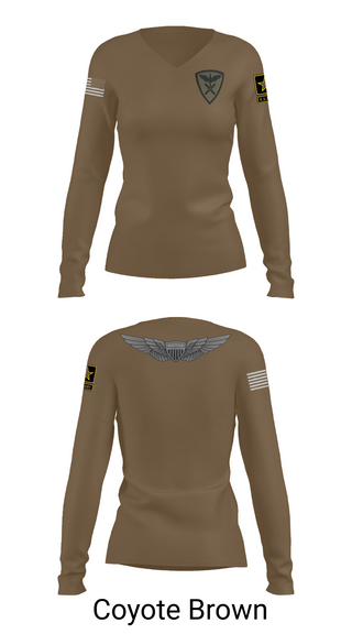 Womens Long Sleeve Vneck Shirt, Aviators, , Teamtime, Team time, sublimation, custom sports apparel, team uniforms, spirit wear, spiritwear, sports uniforms, custom shirts, team store, custom team store, fundraiser sports, apparel fundraiser