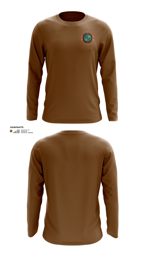 Long Sleeve Performance Shirt, Unicoi County Search and Rescue, , Teamtime, Team time, sublimation, custom sports apparel, team uniforms, spirit wear, spiritwear, sports uniforms, custom shirts, team store, custom team store, fundraiser sports, apparel fundraiser