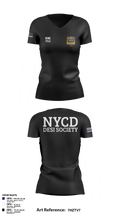 NYCD DESI SOCIETY 34062246 Women's Short Sleeve V-neck Shirt - 119