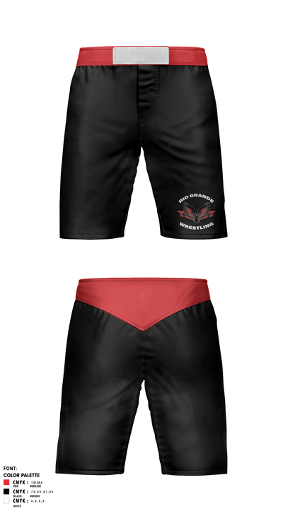 Rio Grande high school 40149614 Fight Shorts - 1