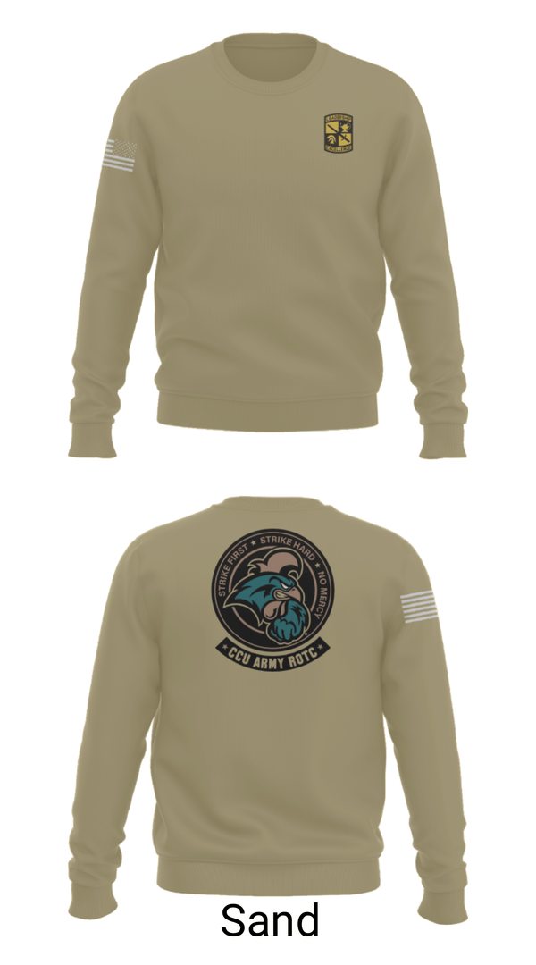 Crew Neck Sweatshirt, Chanticleer company, Army, Teamtime, Team time, sublimation, custom sports apparel, team uniforms, spirit wear, spiritwear, sports uniforms, custom shirts, team store, custom team store, fundraiser sports, apparel fundraiser