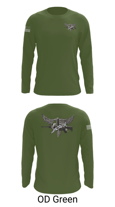 Livingston Police Emergency Service Unit 52189708 Long Sleeve Performance Shirt - 44