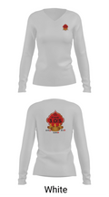 3 O's 95365157 Women's Long Sleeve V-neck Shirt - 16