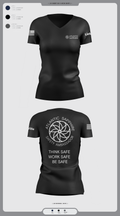 undefined Women's Short Sleeve V-neck Shirt - 2