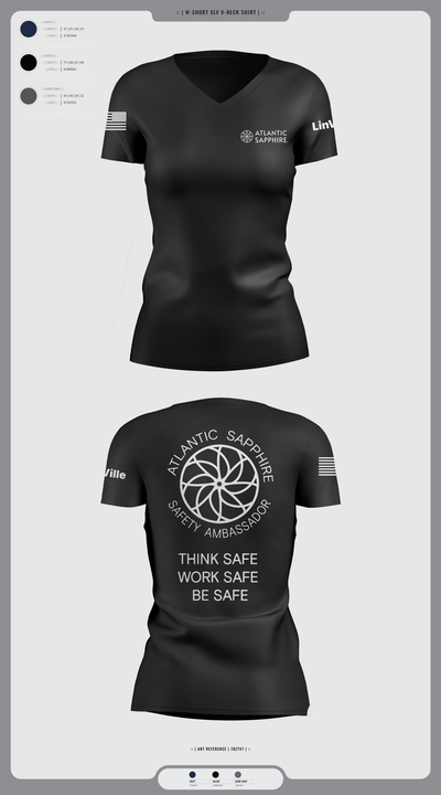 undefined Women's Short Sleeve V-neck Shirt - 2