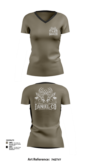 Womens Short Sleeve Vneck Shirt, Daniel Co, , Teamtime, Team time, sublimation, custom sports apparel, team uniforms, spirit wear, spiritwear, sports uniforms, custom shirts, team store, custom team store, fundraiser sports, apparel fundraiser