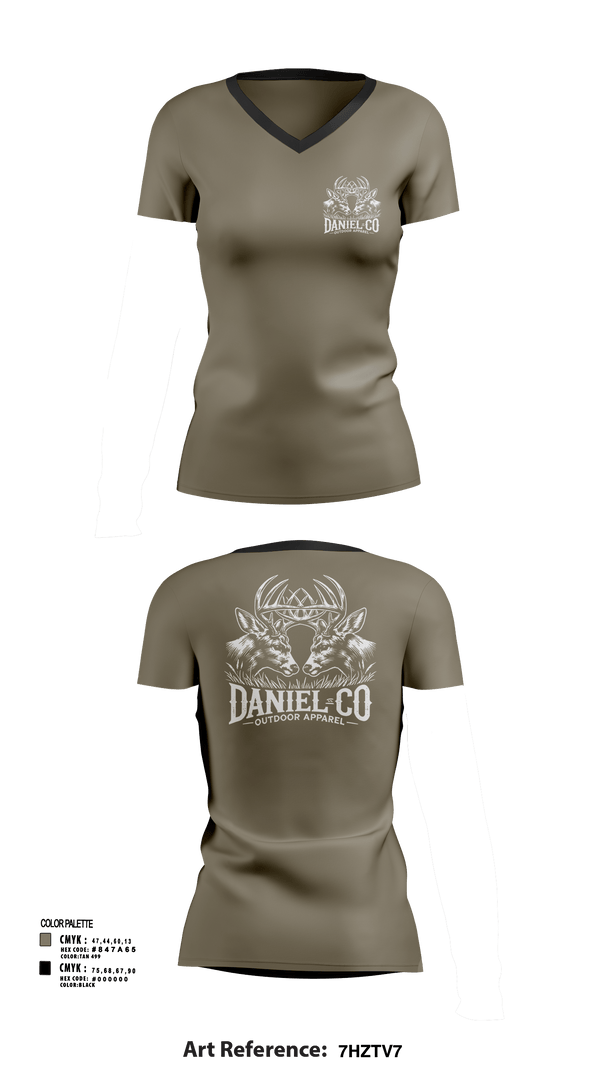 Womens Short Sleeve Vneck Shirt, Daniel Co, , Teamtime, Team time, sublimation, custom sports apparel, team uniforms, spirit wear, spiritwear, sports uniforms, custom shirts, team store, custom team store, fundraiser sports, apparel fundraiser