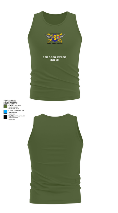 E Trp 2-6 CAV, 25th CAB, 25th INF 18040120 Tank Top - 59