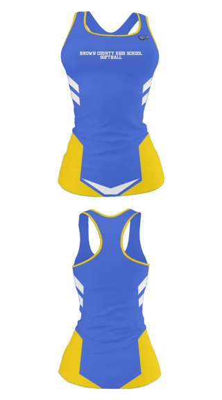 Tank Top, Brown County High School Softball, Softball, Teamtime, Team time, sublimation, custom sports apparel, team uniforms, spirit wear, spiritwear, sports uniforms, custom shirts, team store, custom team store, fundraiser sports, apparel fundraiser