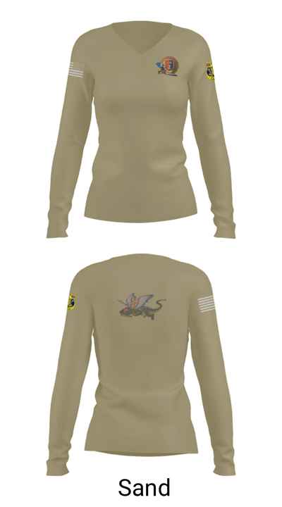 India Company 3-15 33818520 Women's Long Sleeve V-neck Shirt - 54