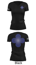 338th Army Band 31554965 Women's Short Sleeve V-neck Shirt - 28