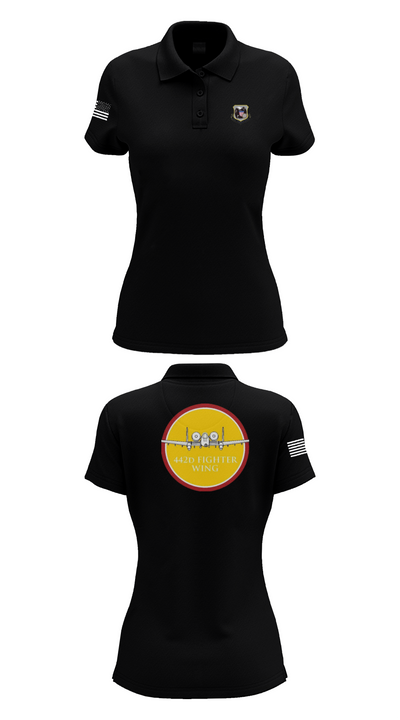 442D FW 35089467 Women's Short Sleeve Performance Polo  - 35