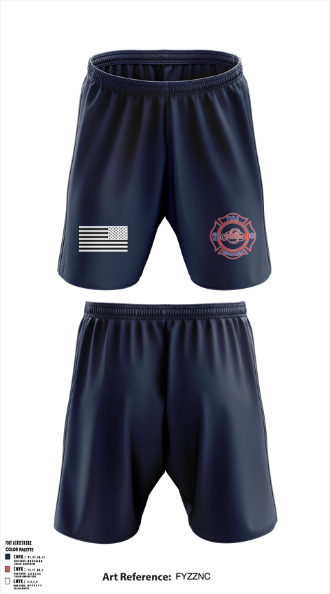 Athletic Shorts With Pockets, Station 2, Fire Department, Teamtime, Team time, sublimation, custom sports apparel, team uniforms, spirit wear, spiritwear, sports uniforms, custom shirts, team store, custom team store, fundraiser sports, apparel fundraiser
