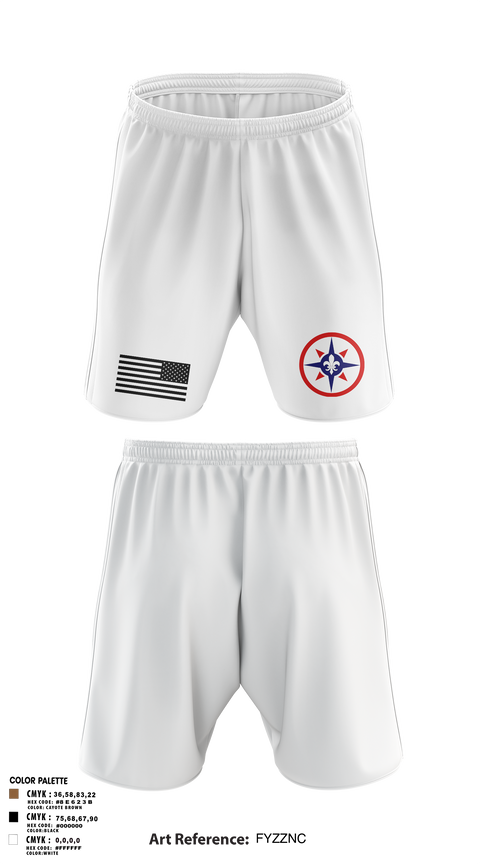 Athletic Shorts With Pockets, 942nd TC, , Teamtime, Team time, sublimation, custom sports apparel, team uniforms, spirit wear, spiritwear, sports uniforms, custom shirts, team store, custom team store, fundraiser sports, apparel fundraiser