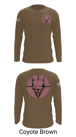Long Sleeve Performance Shirt, Hellhound PLT, A CO, 2-8 CAV, , Teamtime, Team time, sublimation, custom sports apparel, team uniforms, spirit wear, spiritwear, sports uniforms, custom shirts, team store, custom team store, fundraiser sports, apparel fundraiser